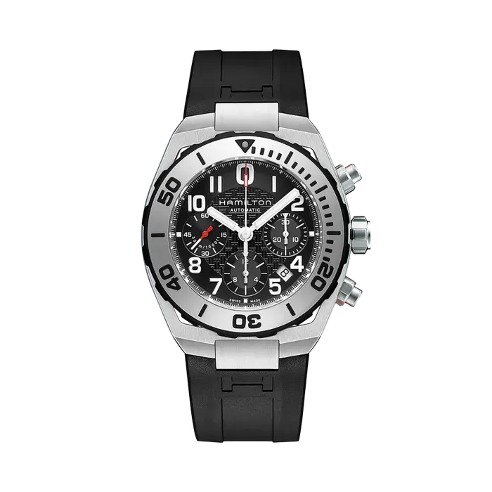 Hamilton Khaki Navy Sub Auto Chrono Black H78716333