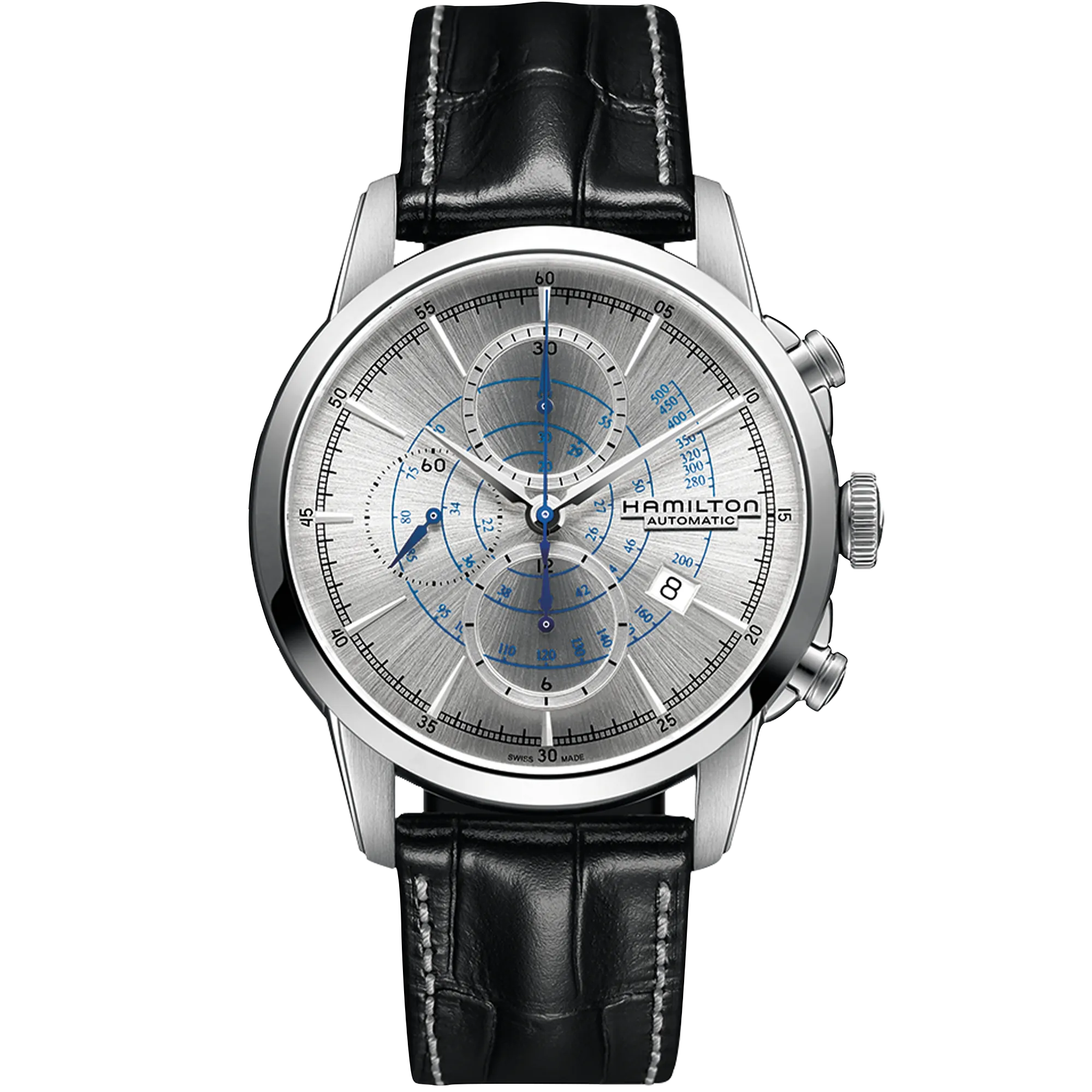 Hamilton American Classic RailRoad Auto Chrono Otomatik Silver H40656781 detay görseli 1