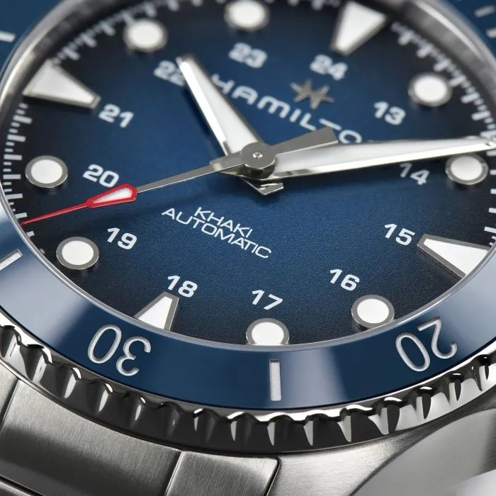 Hamilton Khaki Navy Scuba Auto Blue H82505140 detay görseli 4