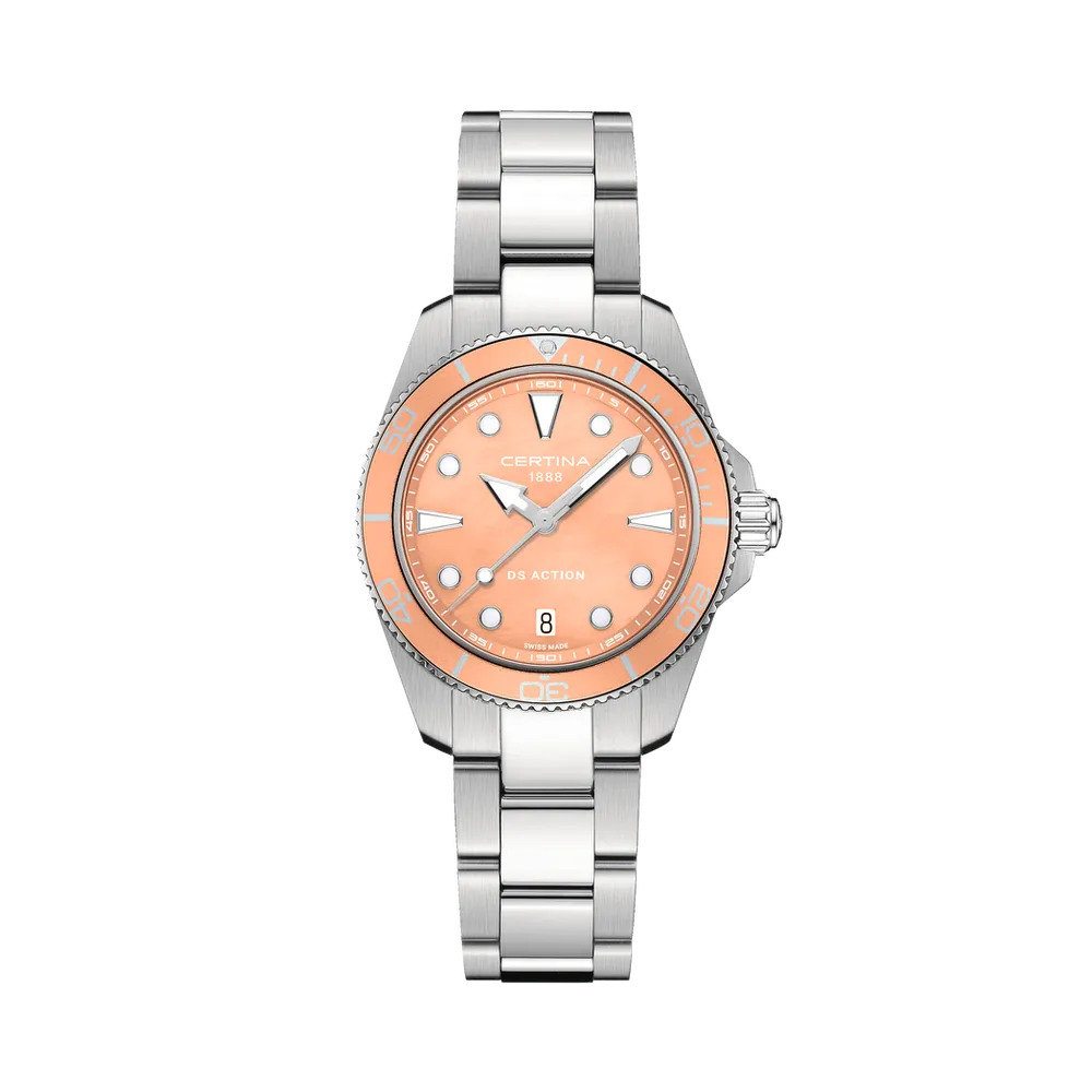 Certina DS Action 34.5mm Mother Of Pearl C0482101138100