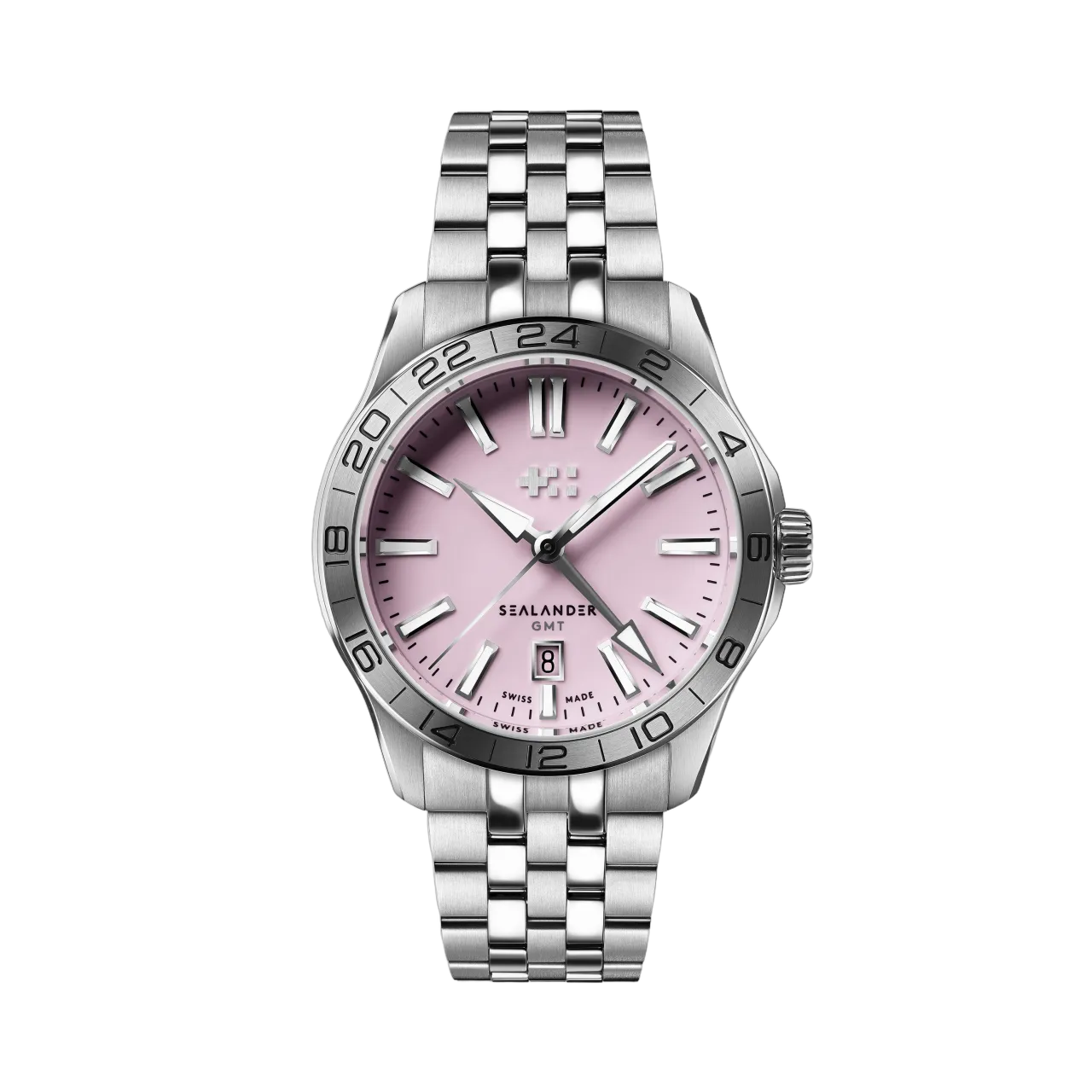 Christopher Ward C63 Sealander GMT Otomatik Pembe C6342AGM4S00P0B1