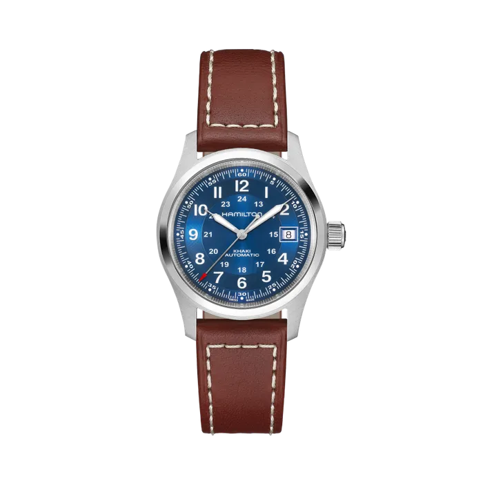 Hamilton Khaki Field Auto 38mm Otomatik Mavi H70455540