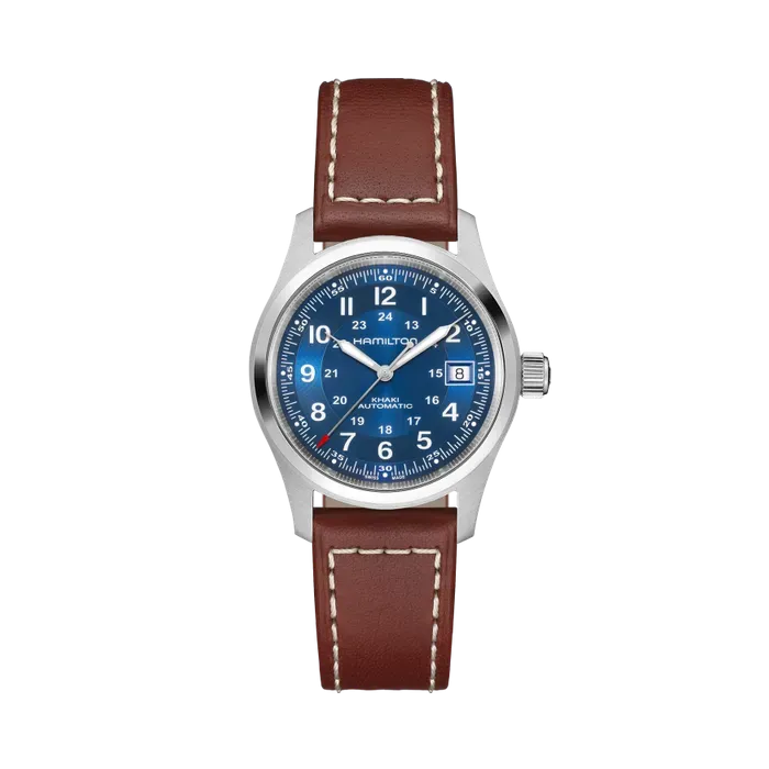Hamilton Khaki Field Auto 38mm Otomatik Mavi H70455540