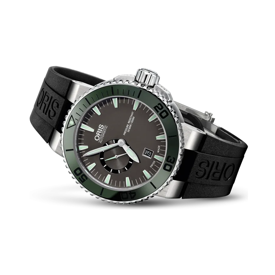 Oris Aquis Small Second, Date Otomatik Gri 01743767341570742634EB