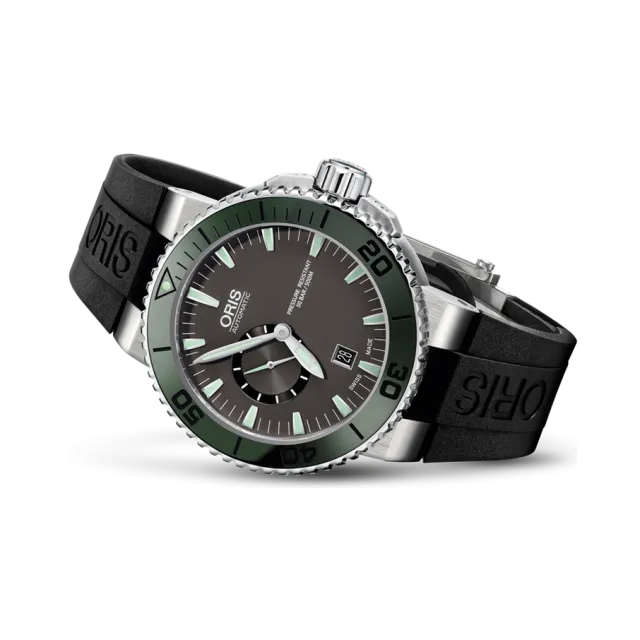 Oris Aquis Small Second, Date Otomatik Gri 01743767341570742634EB Görsel 1