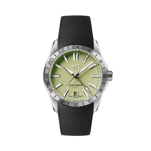 Christopher Ward C63 Sealander GMT Otomatik Pistachio C6336AGM4S00V0RK Görsel 1