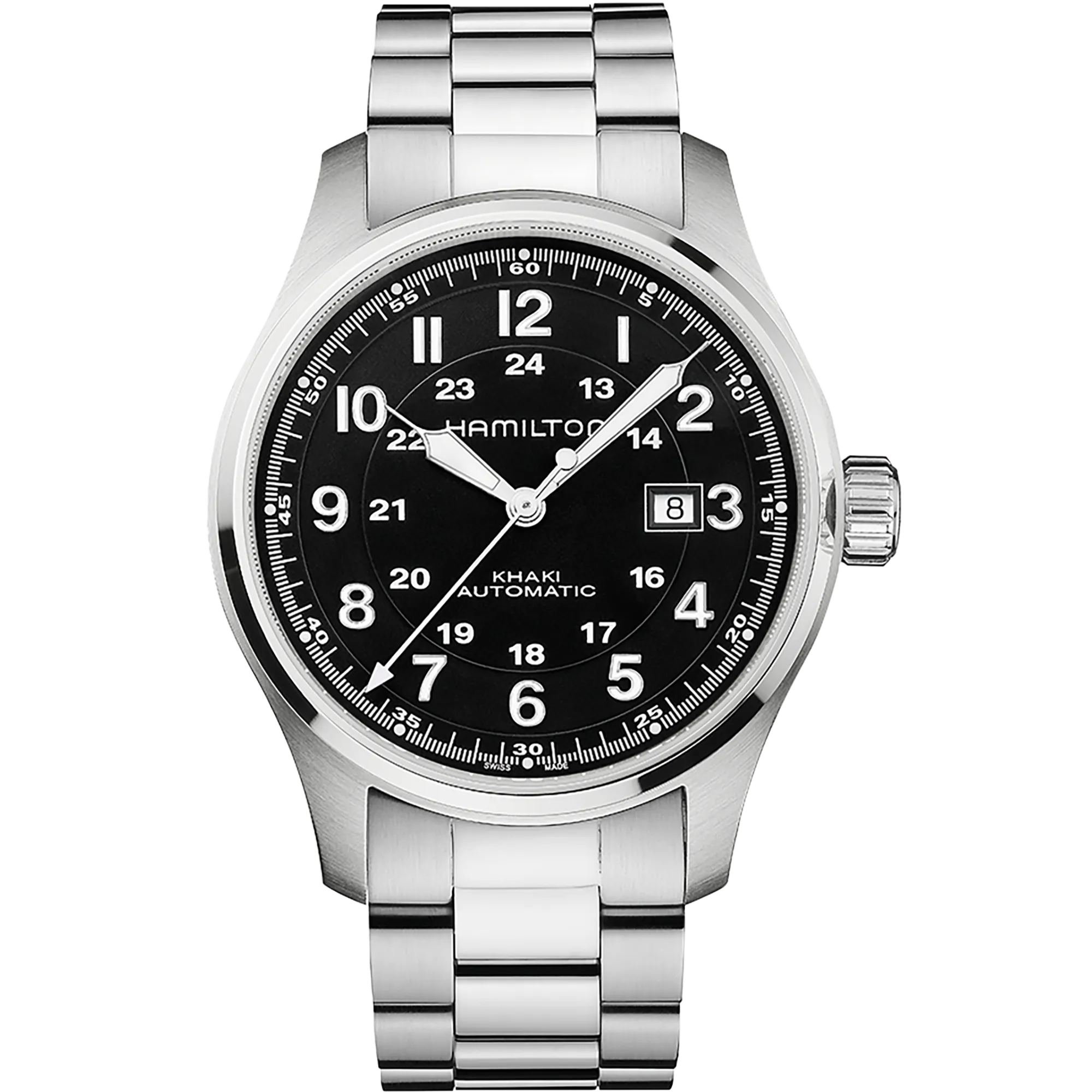 Hamilton Khaki Field Auto Otomatik Siyah H70625133 detay görseli 1