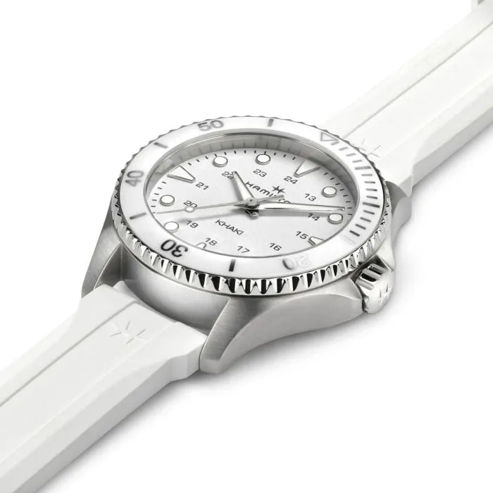 Hamilton Khaki Navy Scuba Quartz White H82221310 detay görseli 1