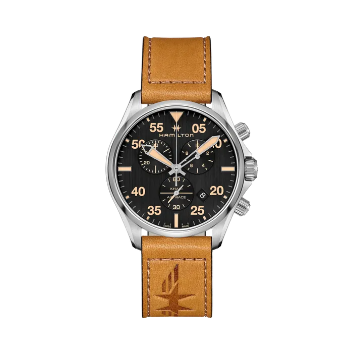 Hamilton Khaki Aviation Pilot Chrono Black H76722531
