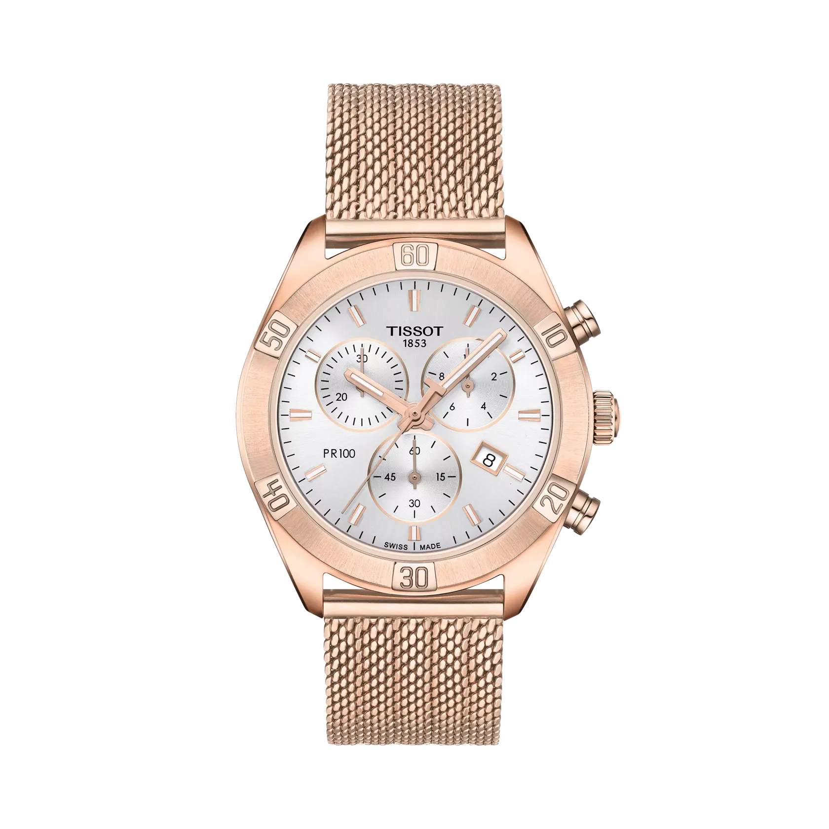 Tissot PR 100 Sport Chic 38mm Gümüş T1019173303100