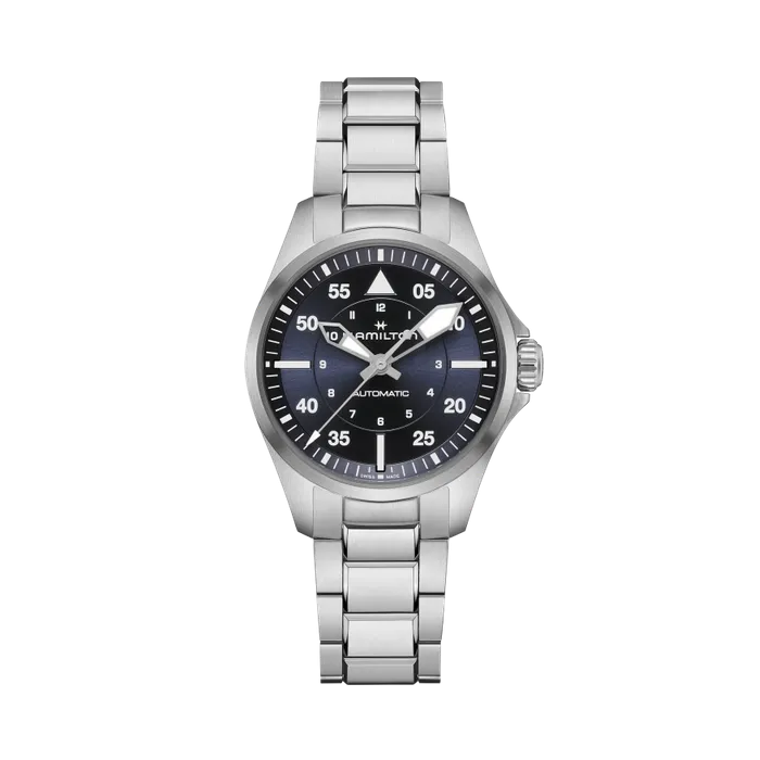 Hamilton Khaki Aviation Pilot Auto Otomatik Mavi H76215140