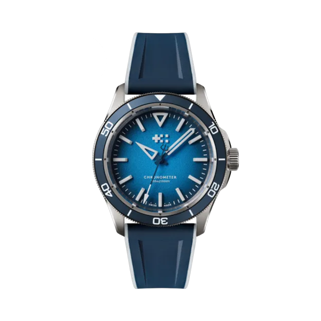 Christopher Ward C60 Trident Lumière Otomatik Mavi C6041C3H31T0BB0RBW Görsel 1