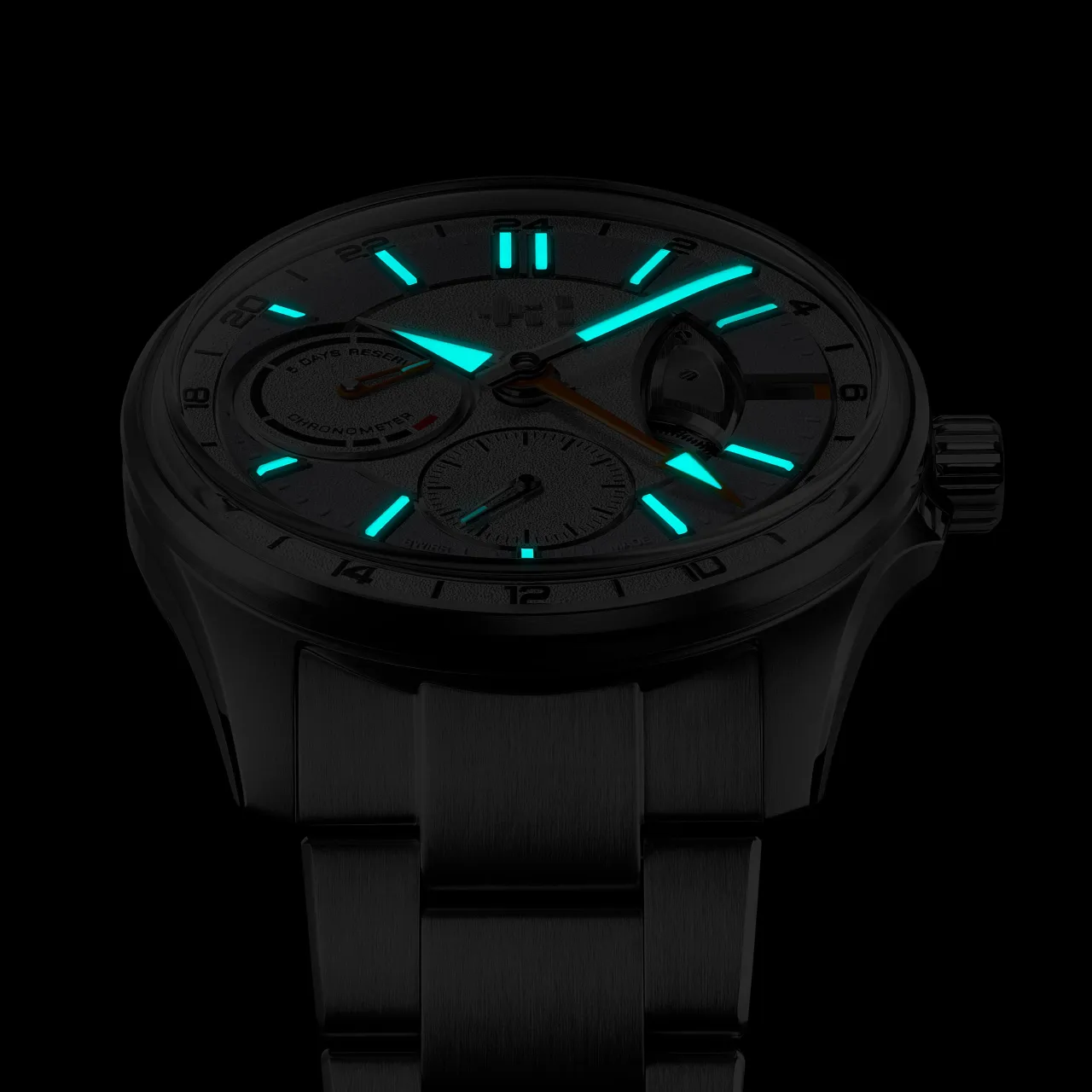 Christopher Ward C63 Sealander True GMT Otomatik Beyaz C6340APG3S00W0RO detay görseli 5