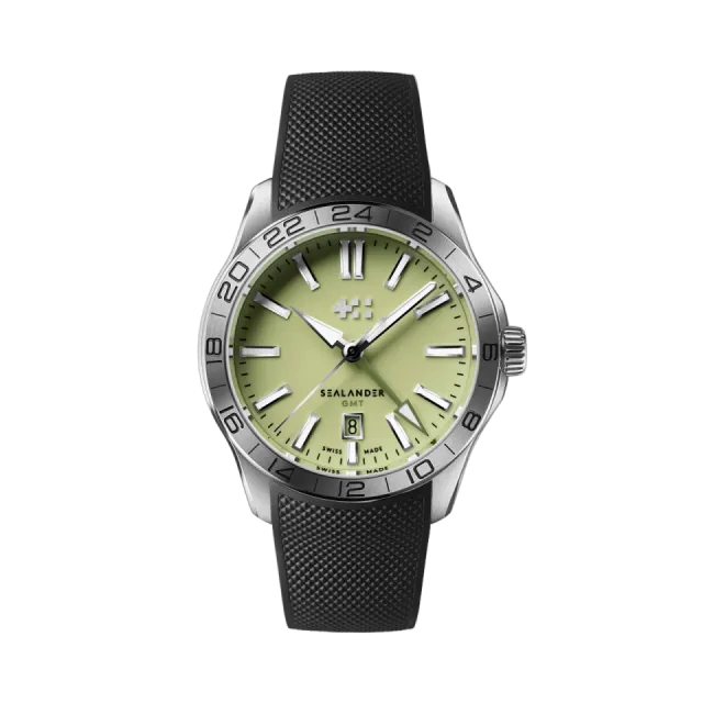 Christopher Ward C63 Sealander GMT Pistachio Otomatik C6342AGM4S00V0RK Görsel 1