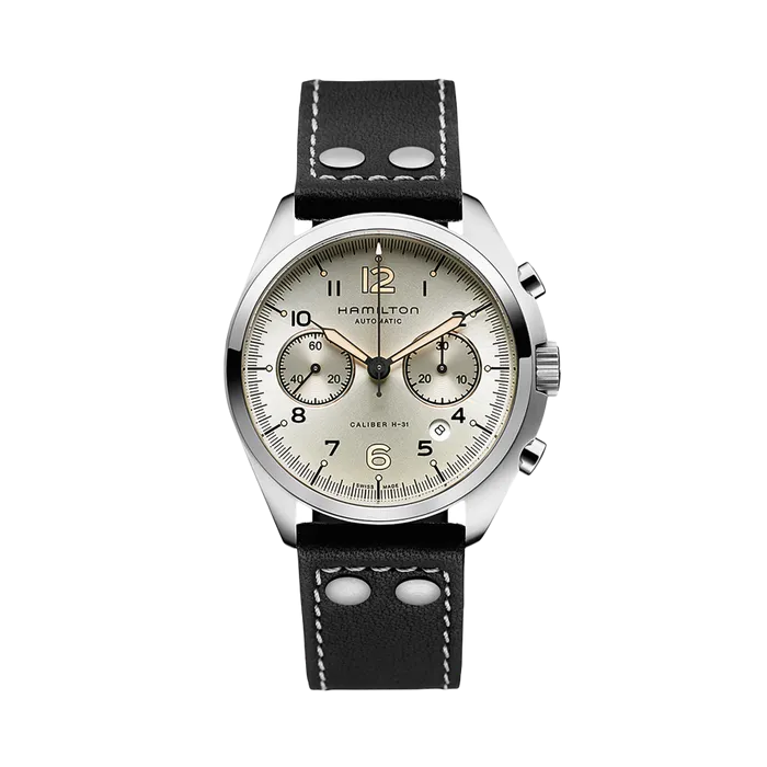 Hamilton Khaki Aviation Khaki Pilot Pioneer Auto Chrono Otomatik Bej H76416755
