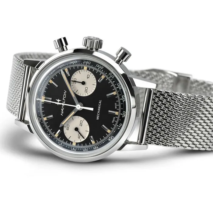 Hamilton American Classic Intra-Matic Chronograph H Siyah H38429130 detay görseli 2