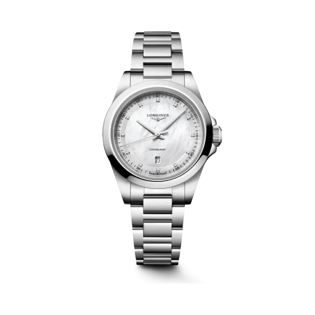 Beğenmek için çift tıkla Longines Conquest Beyaz Sedef L33504876 Görsel 1