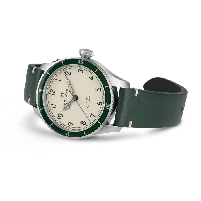 Hamilton Khaki Aviation Pilot Pioneer 38mm Otomatik Beyaz H76255810 detay görseli 5