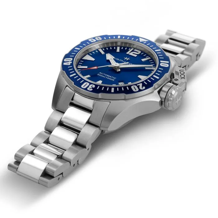Hamilton Khaki Navy Frogman Auto Blue H77705145 detay görseli 3
