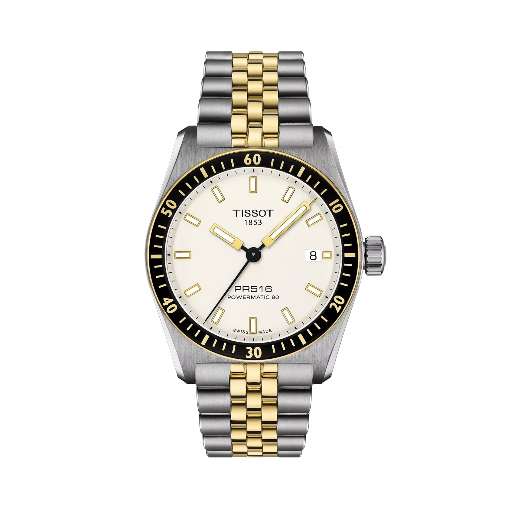 Tissot PR516 38mm Otomatik Beyaz T1494072201100