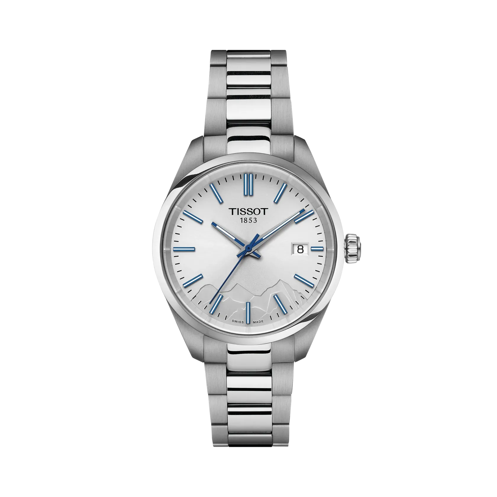 Tissot PR 100 Jungfraubahn 34mm Gümüş T1502101103101