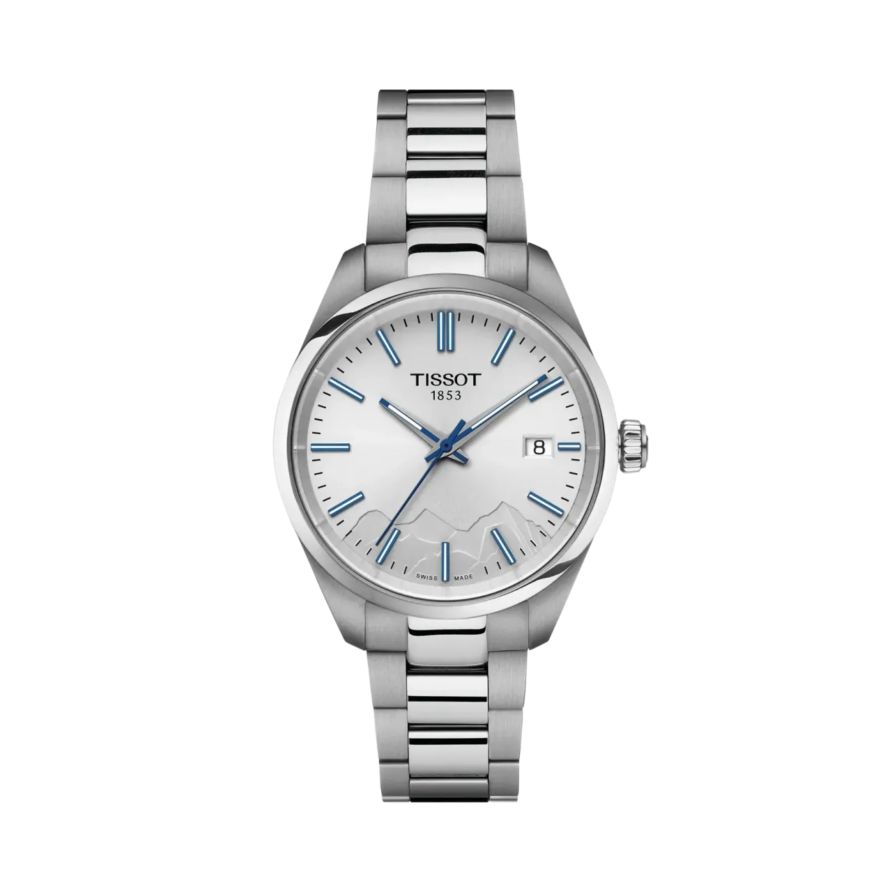 Tissot PR 100 Jungfraubahn 34mm Gümüş T1502101103101