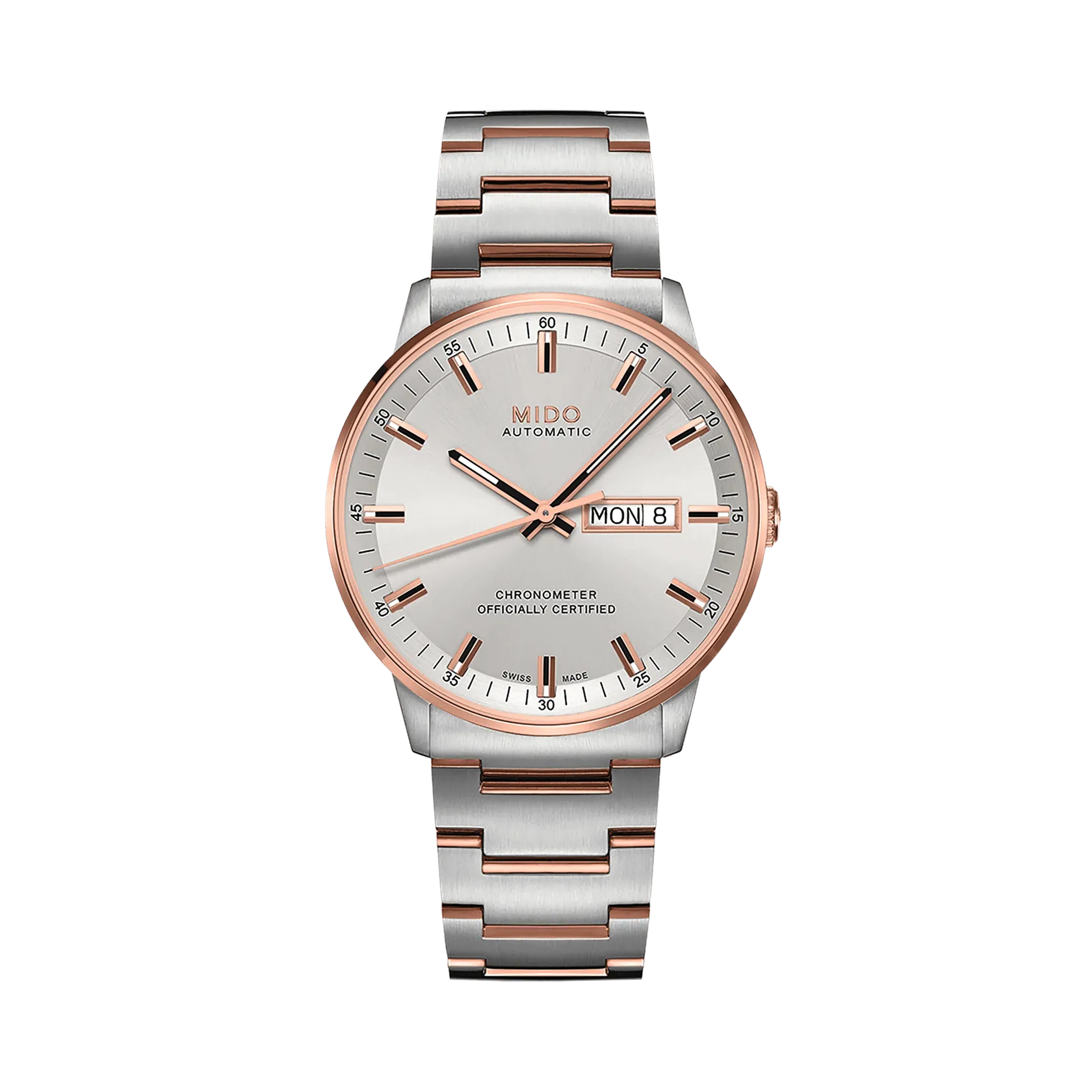 Mido Commander Chronometer Otomatik Silver M0214312203100