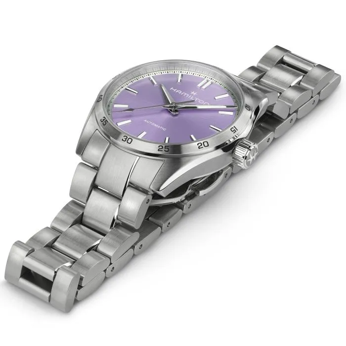 Hamilton Jazzmaster Performer Auto Otomatik Mor H36105170 detay görseli 1