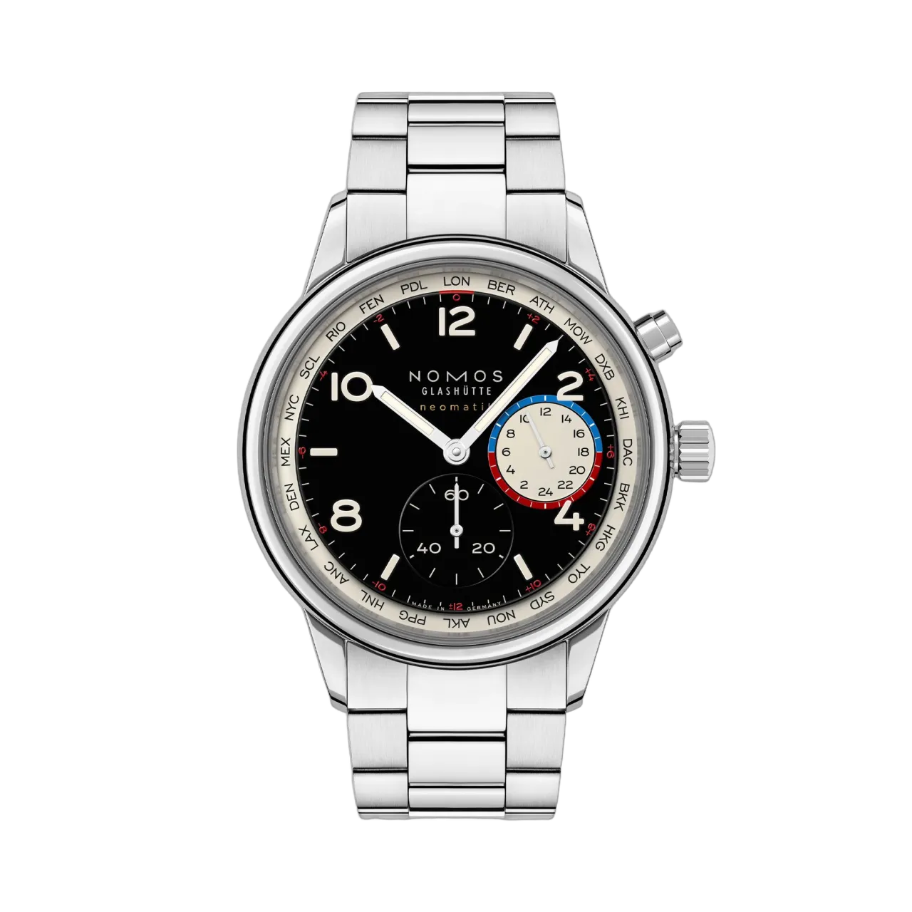 NOMOS Glashütte Club Sport Neomatik Worldtimer Dark 793SB