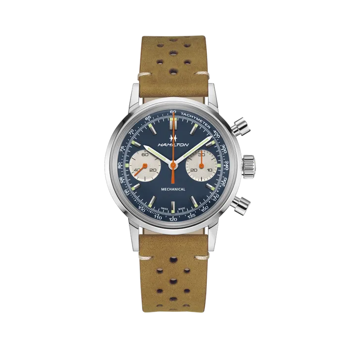 Hamilton American Classic Intra-Matic Chronograph H Blue H38429541