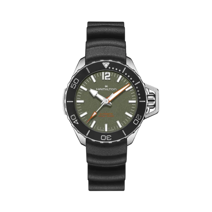 Hamilton Khaki Navy Frogman Otomatik Yeşil H77455360