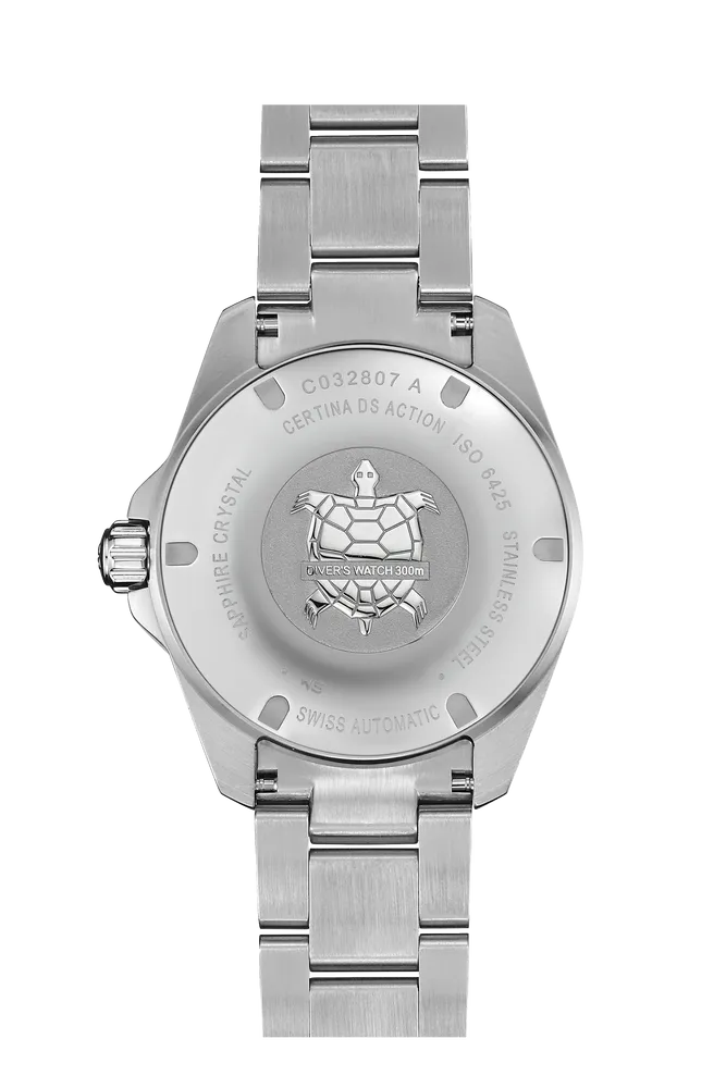 Certina DS Action Diver 38mm Powermatic 80 Otomatik Siyah C0328071105100 detay görseli 1