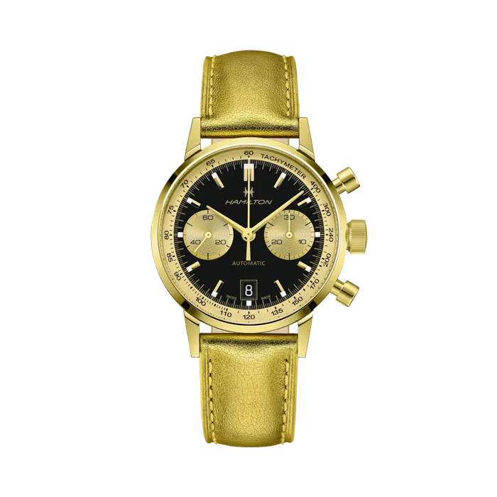 Hamilton American Classic Intra-Matic Auto Chrono Otomatik Siyah H38436830