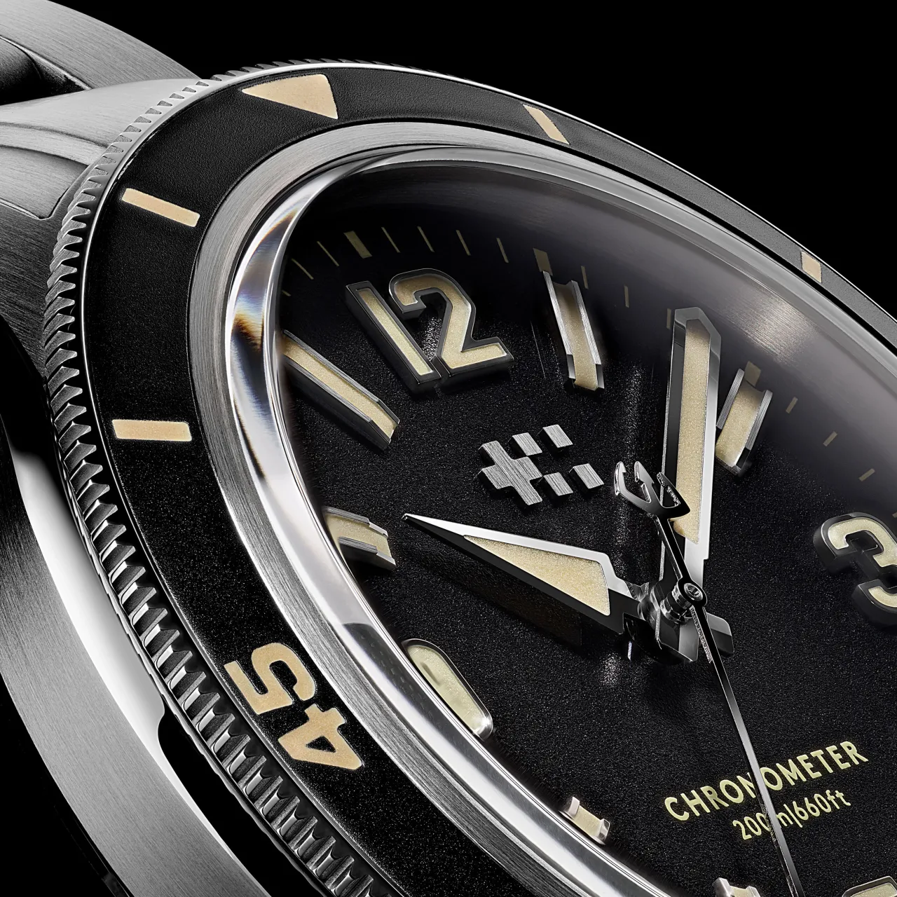 Christopher Ward C60 Trident Biscay Automatic Black C6039C3H1S0KK0VT1 detay görseli 2