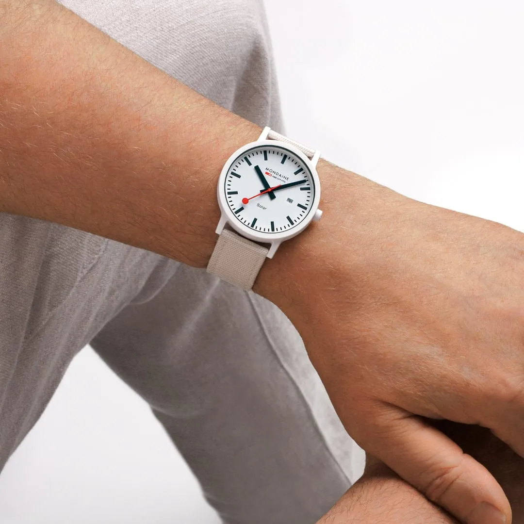 Mondaine Essence Solar White MS141910LA detay görseli 2