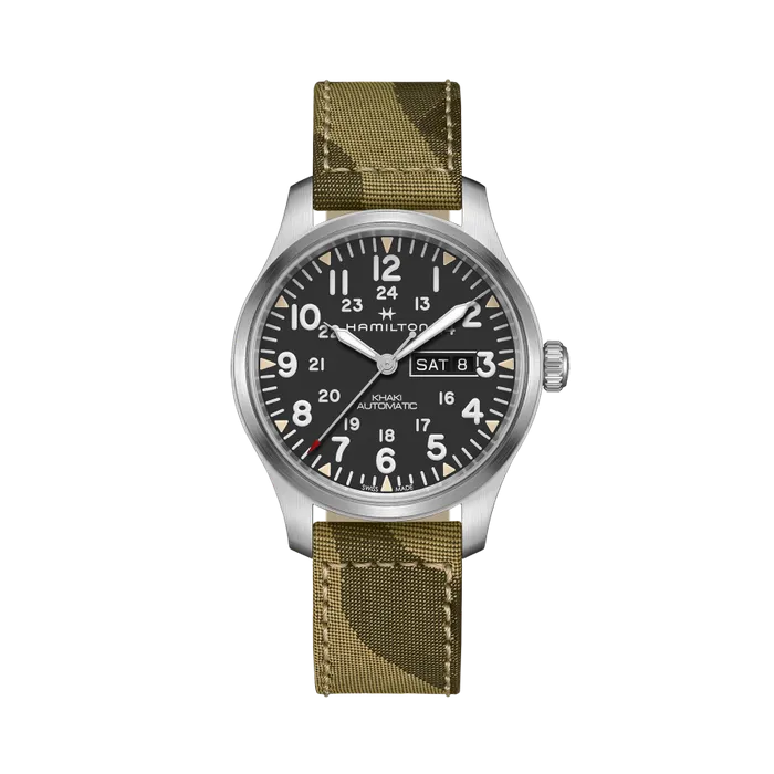 Hamilton Khaki Field Day Date Auto Otomatik Siyah H70535031