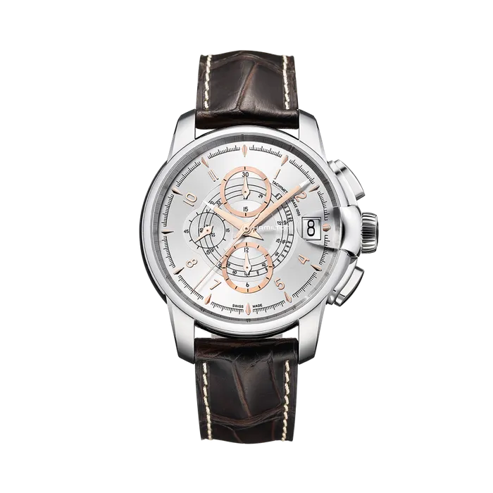 Hamilton American Classic RailRoad Auto Chrono Otomatik Silver H40616555