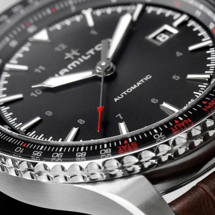 Hamilton Khaki Aviation Converter Auto Siyah H76615530 detay görseli 4