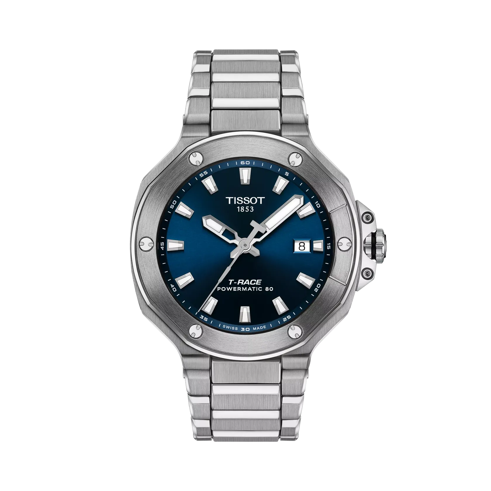 Tissot T-Race 41mm Otomatik Mavi T1418071104100