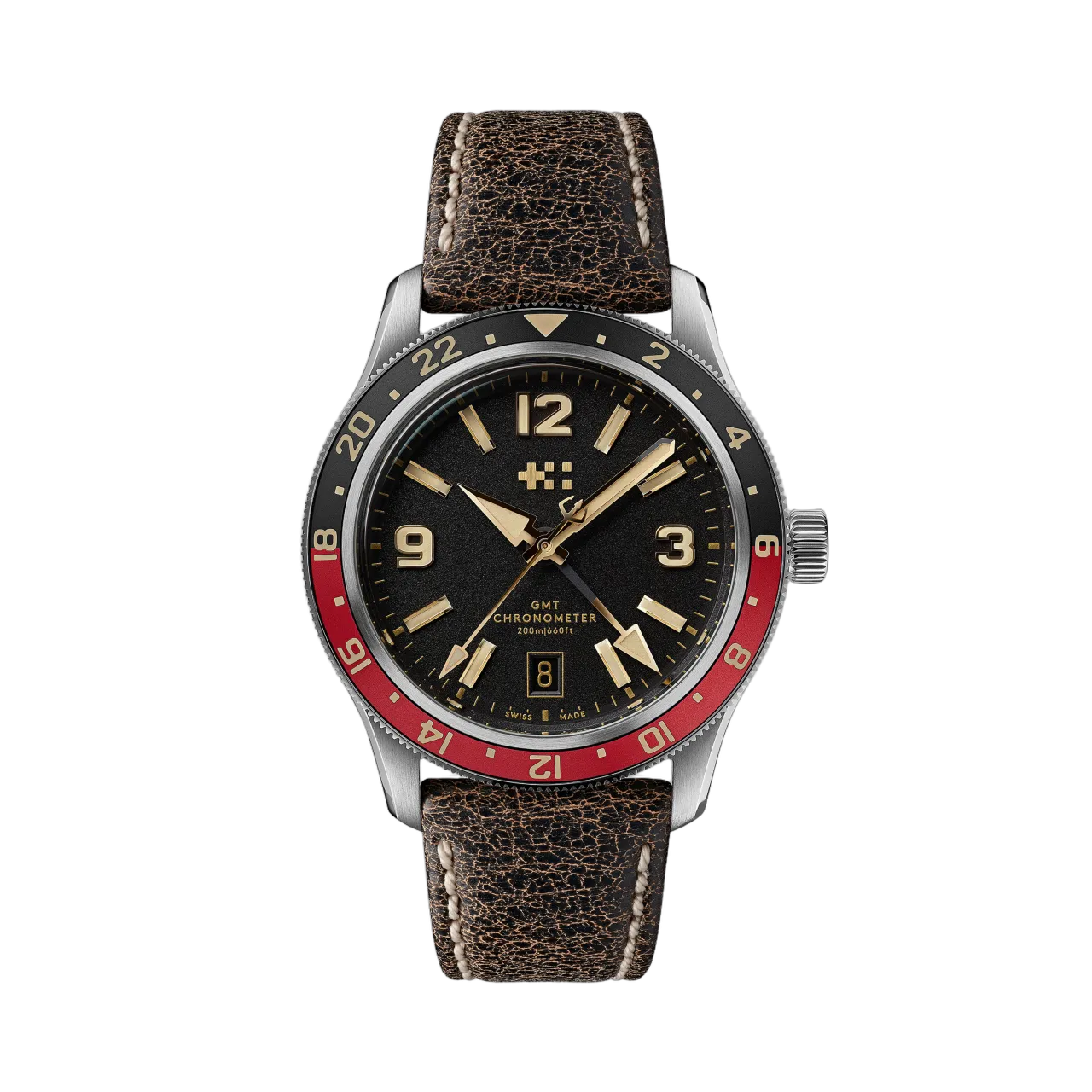 Christopher Ward C60 Trident Biscay GMT Otomatik Siyah C6042AGM1S0RK0VT1
