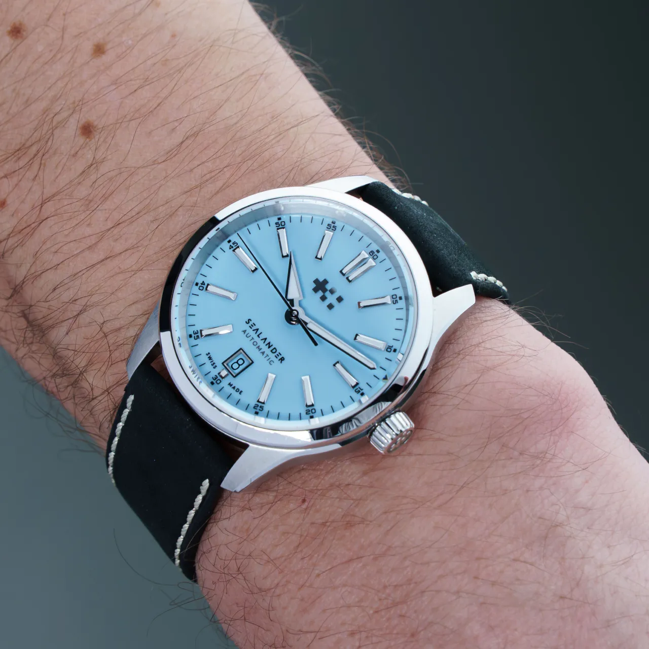 Christopher Ward C63 Sealander Automatic Sky Blue C6339ADA4S00B0VK detay görseli 1