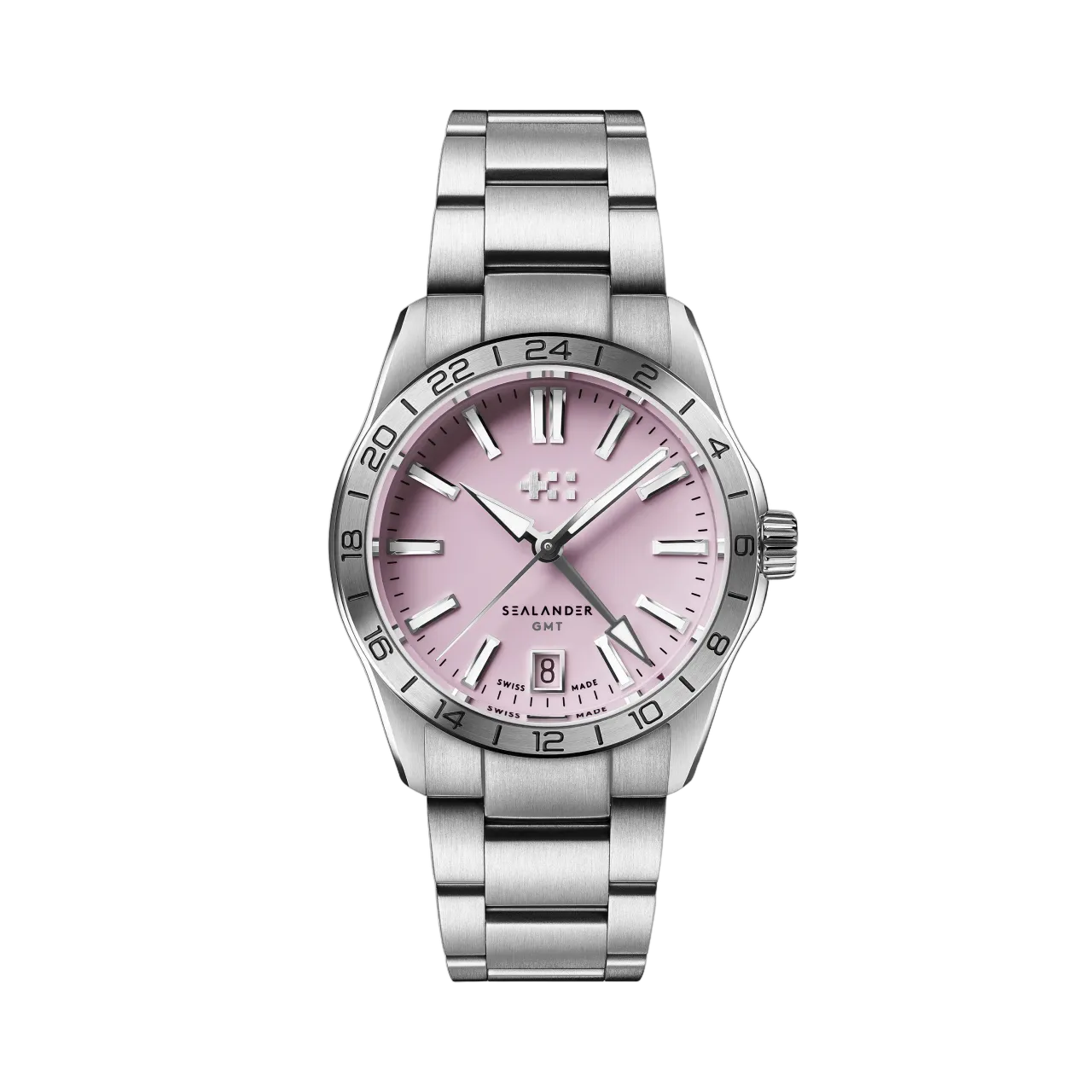 Christopher Ward C63 Sealander GMT Otomatik Pembe C6336AGM4S00P0B0