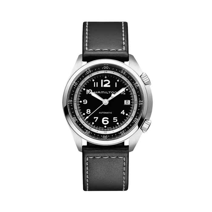 Hamilton Khaki Aviation Pilot Pioneer Auto Otomatik Siyah H76455733