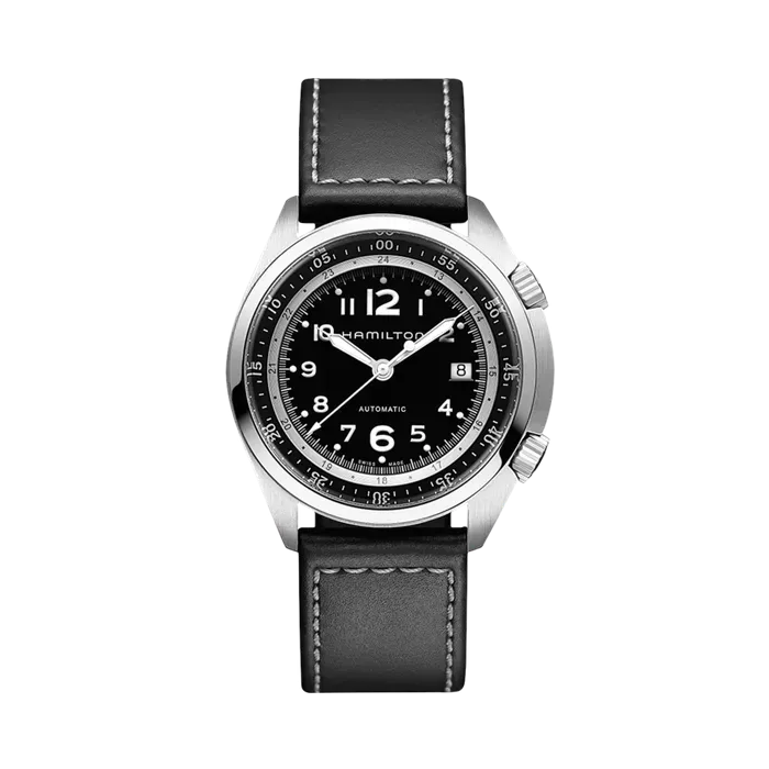 Hamilton Khaki Aviation Pilot Pioneer Auto Otomatik Siyah H76455733