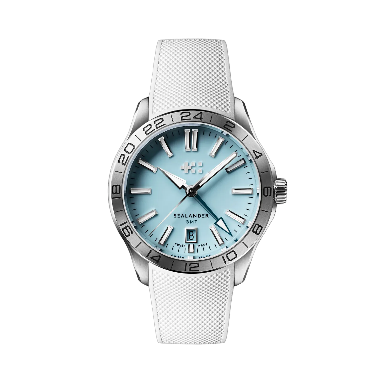 Christopher Ward C63 Sealander GMT Otomatik Sky Blue C6339AGM4S00B0RW