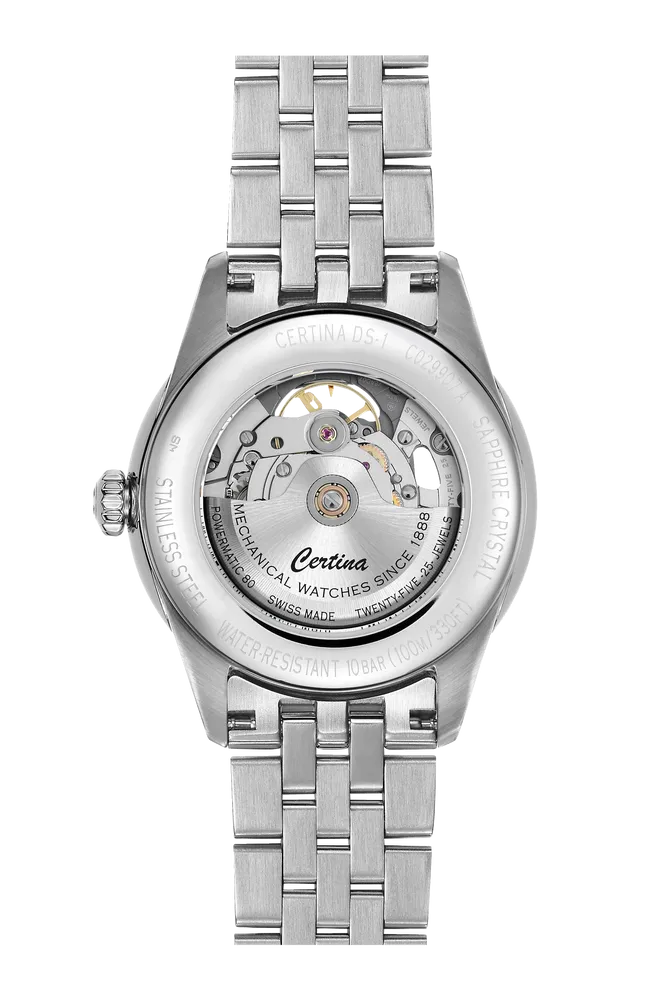 Certina DS-1 Skeleton Otomatik Mavi C0299071104100 detay görseli 1