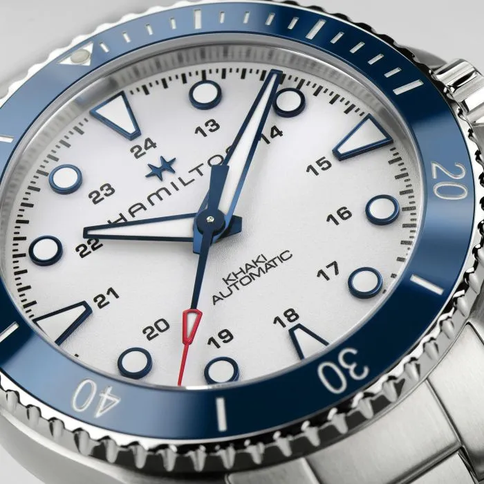 Hamilton Khaki Navy Scuba Auto Otomatik Silver H82505150 detay görseli 3