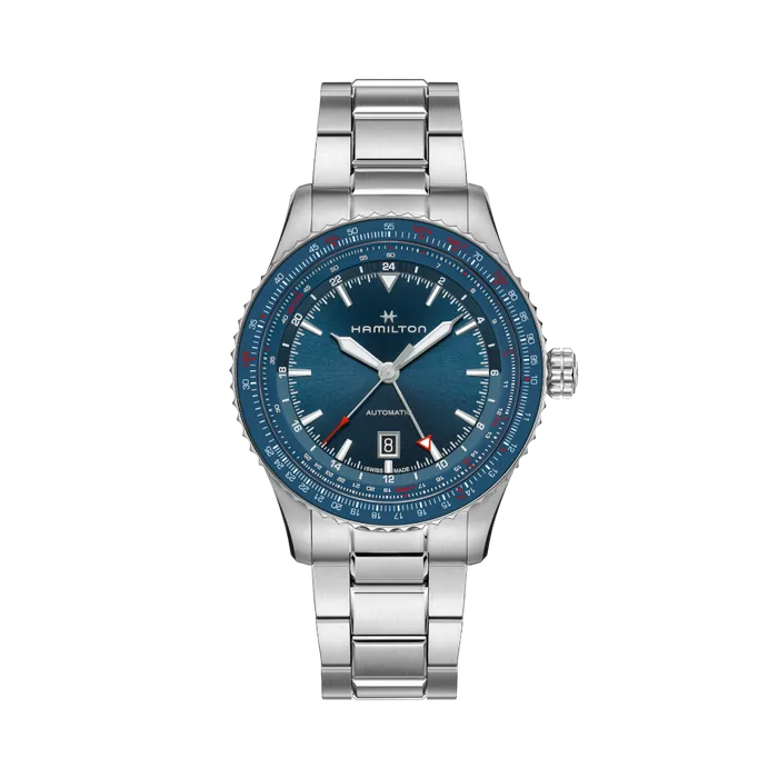 Hamilton Khaki Aviation Converter Auto GMT Otomatik Mavi H76715140