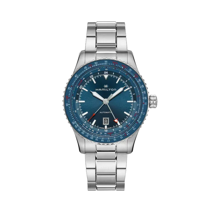 Hamilton Khaki Aviation Converter Auto GMT Otomatik Mavi H76715140