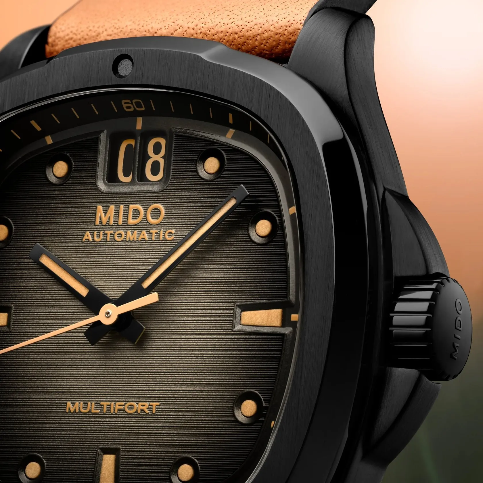 Mido Multifort TV Big Date Otomatik Gri M0495263608100 detay görseli 5